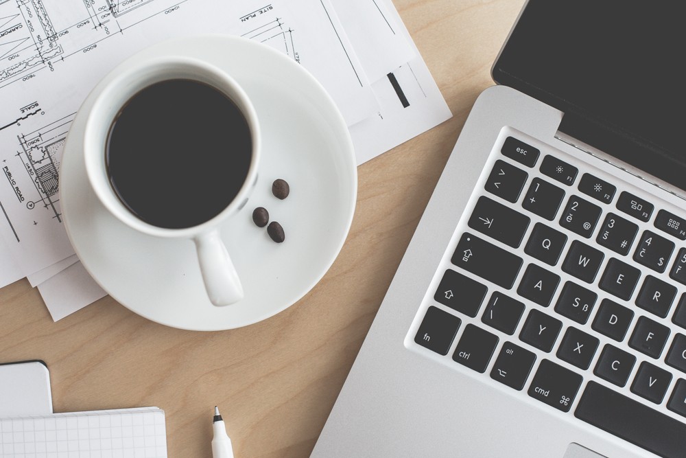 coffee macbook