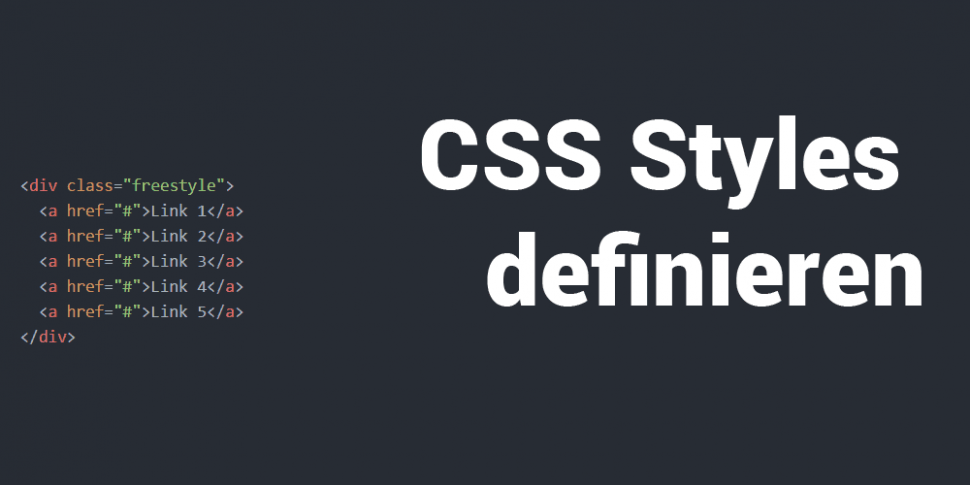 CSS Styles definieren