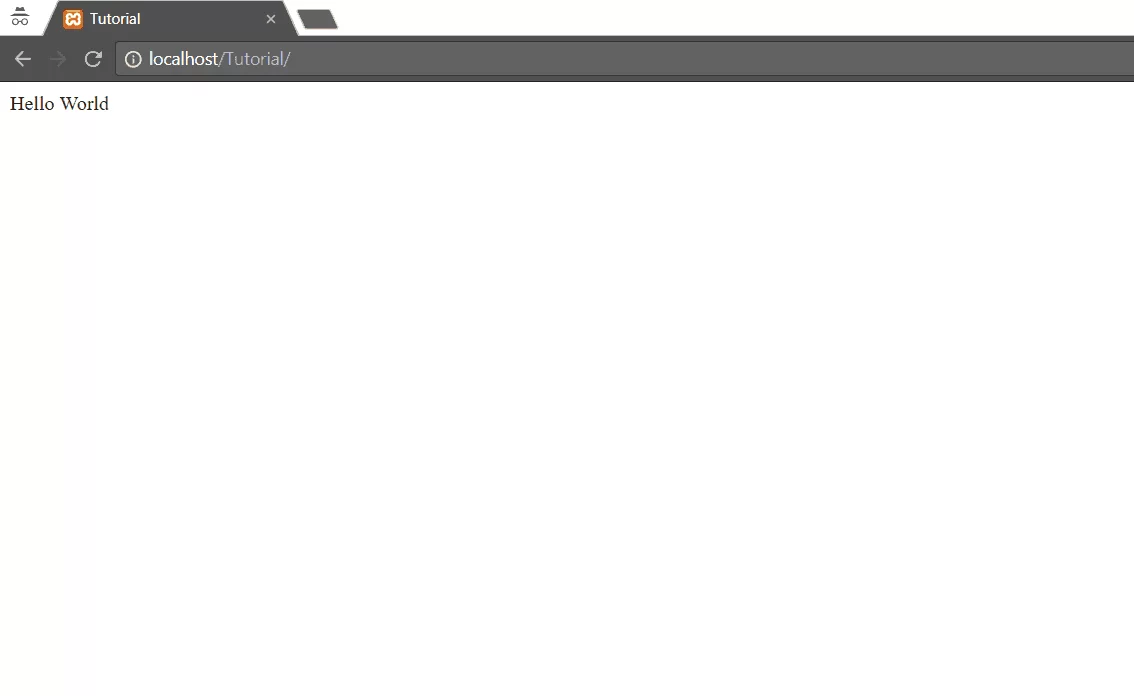 Hello World im Browser