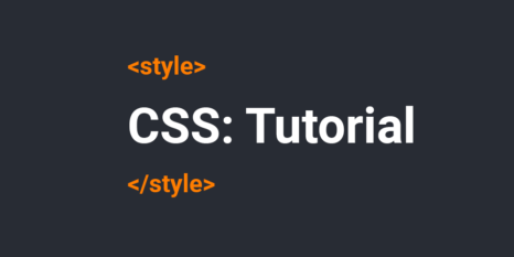 CSS Tutorial Übersicht