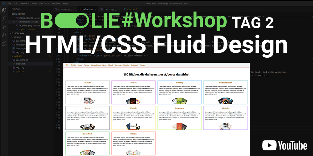 Workshop – Tag 2 – Webdesign pixelgenau und CSS Variablen