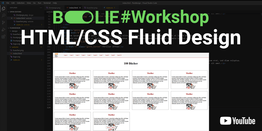 Workshop – Tag 1 – Wie baue ich ein fluides Webdesign